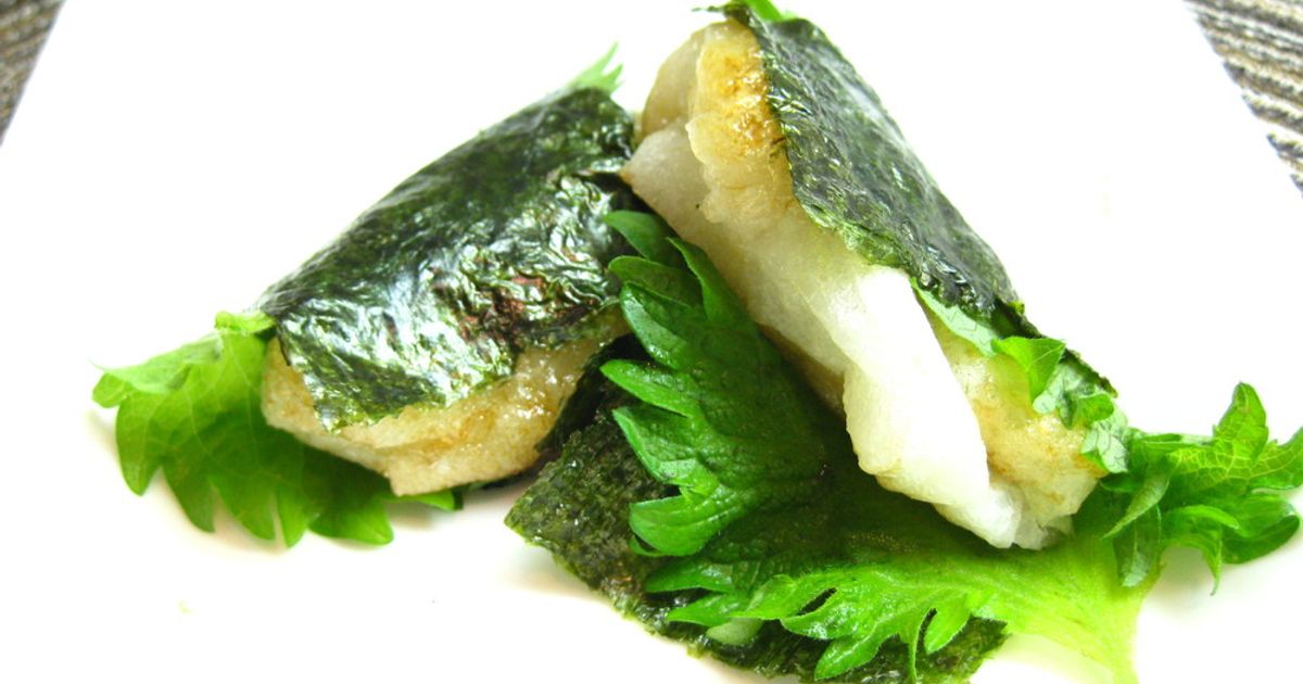 とってもいい香り♡大葉磯辺餅 by coconachu 【クックパッド】 簡単