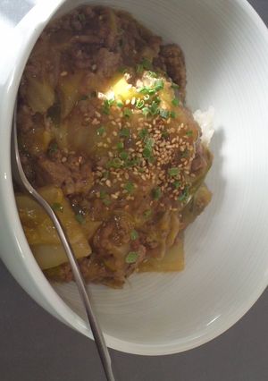 蜀軍的まかない⑥白菜の旨煮丼-レシピのメイン写真