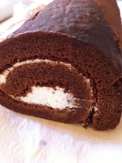 米粉のココアロールケーキ-レシピのメイン写真