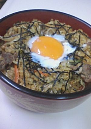 炊飯器で簡単本格♪激旨炊き込みビビンバ丼-レシピのメイン写真
