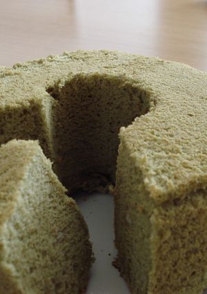 抹茶シフォンケーキ-レシピのメイン写真