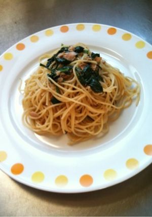 ☆ほうれん草とシーチキンの和風パスタ☆-レシピのメイン写真