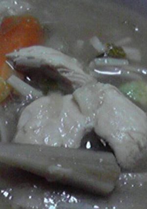 おなかのお掃除に。鶏ごぼうの味噌汁♪-レシピのメイン写真