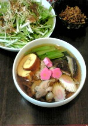 具だくさん!適当簡単年越しそば-レシピのメイン写真