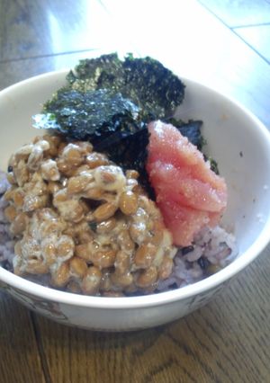明太子納豆ご飯-レシピのメイン写真