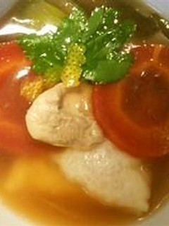 野菜と鶏のスープDE雑煮-レシピのメイン写真