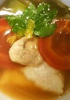野菜と鶏のスープDE雑煮-レシピのメイン写真