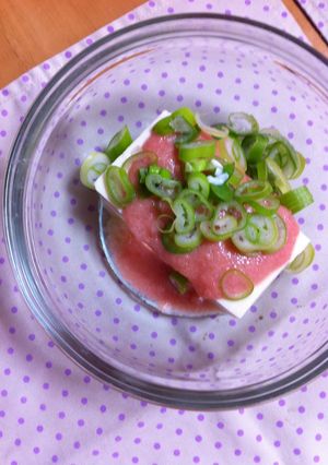 辛子明太豆腐-レシピのメイン写真