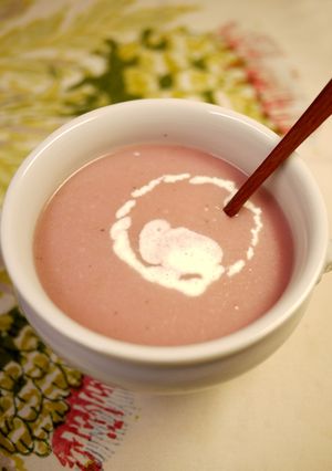 ピンクのスープ-レシピのメイン写真
