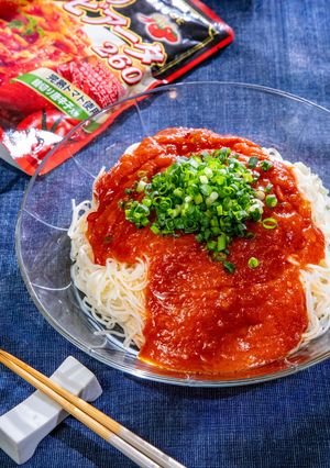 アラビアータそうめん-レシピのメイン写真