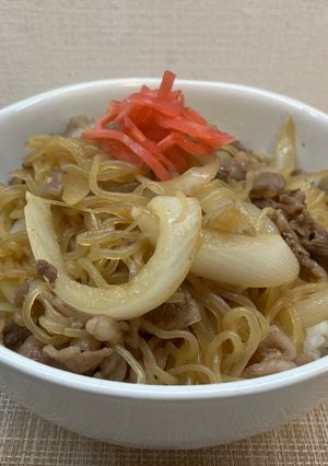白滝牛丼🍚-レシピのメイン写真