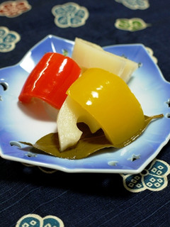 蓮根とカラーピーマンのピクルス-レシピのメイン写真