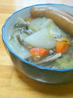 野菜の風味を楽しむ♫ほこほこポトフ-レシピのメイン写真