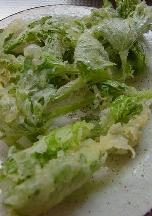 セロリの葉の天ぷら-レシピのメイン写真