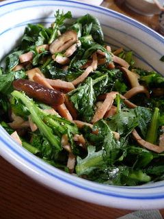 春菊と焼き豚の和え物-レシピのメイン写真