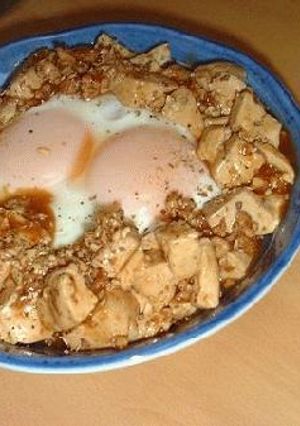 すごくおいしい！目玉のマーボー丼-レシピのメイン写真