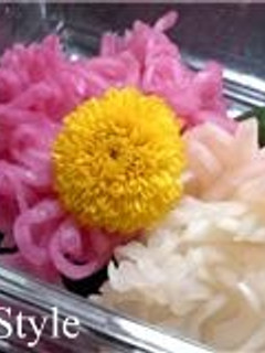 紅白☆菊花かぶの甘酢漬け-レシピのメイン写真