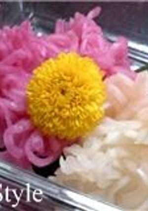 紅白☆菊花かぶの甘酢漬け-レシピのメイン写真