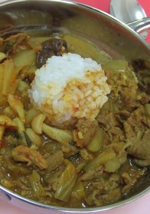 豚キムチカレー-レシピのメイン写真