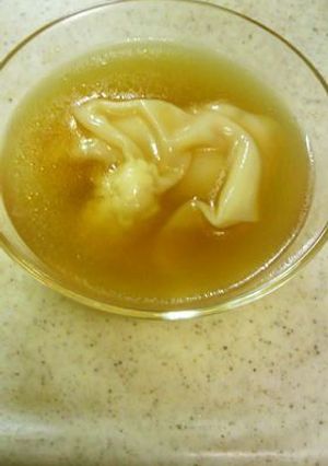 鶏ひき肉のワンタンスープ♪-レシピのメイン写真