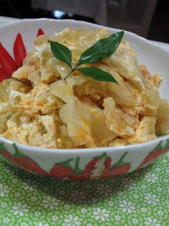 キャベツの煮びたしの卵とじ 簡単-レシピのメイン写真