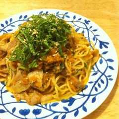 รูปของ すりおろし人参の和風パスタ