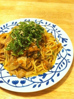 すりおろし人参の和風パスタ-レシピのメイン写真
