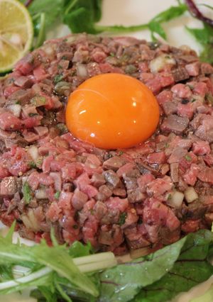 ローストビーフで♡牛肉のタルタルステーキ-レシピのメイン写真