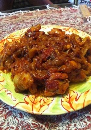 鶏肉と玉ねぎのサフラン焼き-レシピのメイン写真