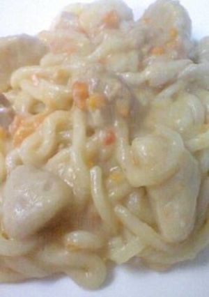焼きうどん（京風お雑煮を活用）☆-レシピのメイン写真
