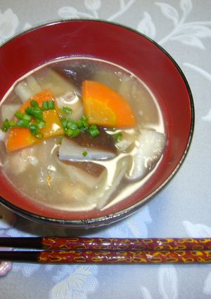 冬野菜たっぷり、のっぺい汁-レシピのメイン写真