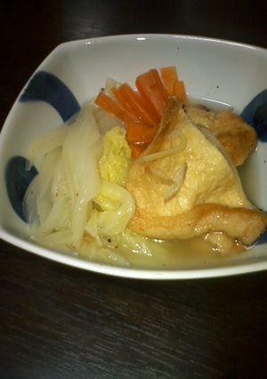 油揚げと白菜の炊いたん-レシピのメイン写真