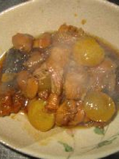 鶏肉と栗の甘辛煮-レシピのメイン写真