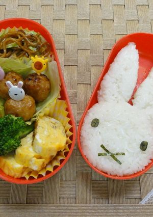 簡単すぎるミッフィーキャラ弁☆-レシピのメイン写真