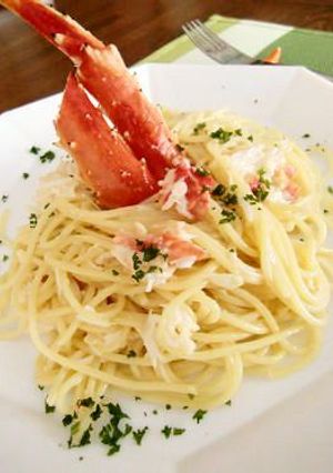 贅沢！タラバガニのパスタ-レシピのメイン写真