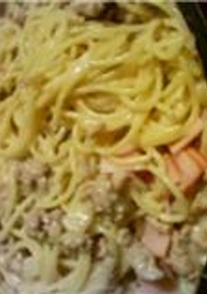 クラムチャウダースパゲティ-レシピのメイン写真