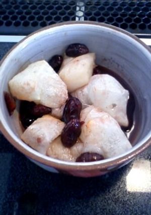 レンジで黒豆がおしるこに!!-レシピのメイン写真
