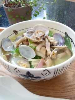 ボンゴレ風塩ラーメン♪-レシピのメイン写真