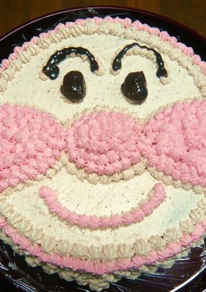アンパンマンのデコレーションケーキ-レシピのメイン写真