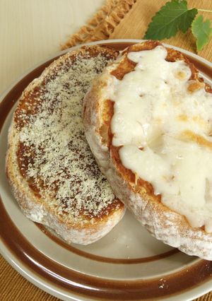 ぽかぽかっ♪奈良漬の粕床でチーズトースト-レシピのメイン写真