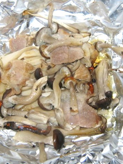 きのこと豚肉のホイル焼き-レシピのメイン写真