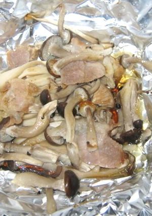 きのこと豚肉のホイル焼き-レシピのメイン写真
