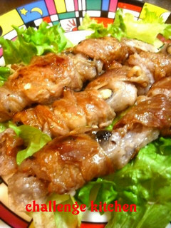 肉巻き餅♪甘辛バター醤油味☆-レシピのメイン写真