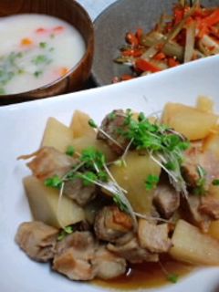 大根と豚バラの煮物-レシピのメイン写真