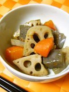 根菜とこんにゃくの煮物-レシピのメイン写真