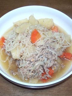 かんたん肉じゃが(カット野菜利用)-レシピのメイン写真