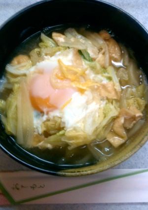 自炊初心者へ♪白菜とお揚げの炊いたん-レシピのメイン写真