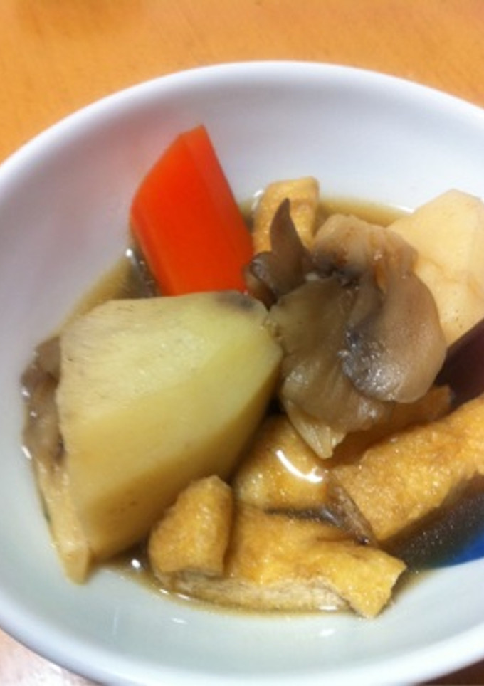 里芋と油揚げの煮物-レシピのメイン写真