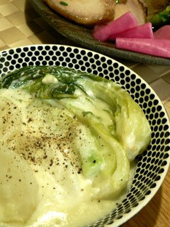 簡単・青梗菜とかぶのとろ~り牛乳煮-レシピのメイン写真
