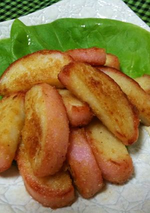 カレー風味♪かまぼこの揚げ焼き-レシピのメイン写真